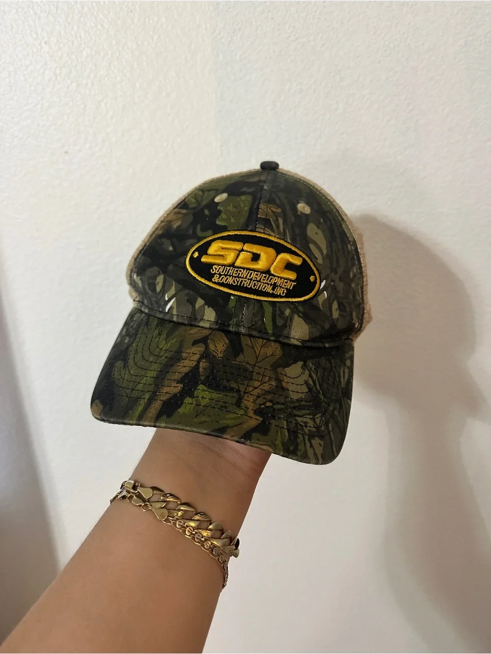 Green Camo Trucker Hat